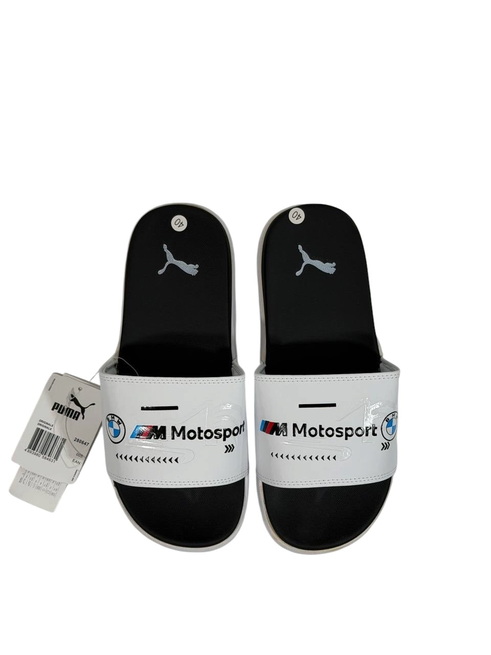 PUMA BMW M Motorsport Slide Sandals β White & Black Edition βͺβ«π