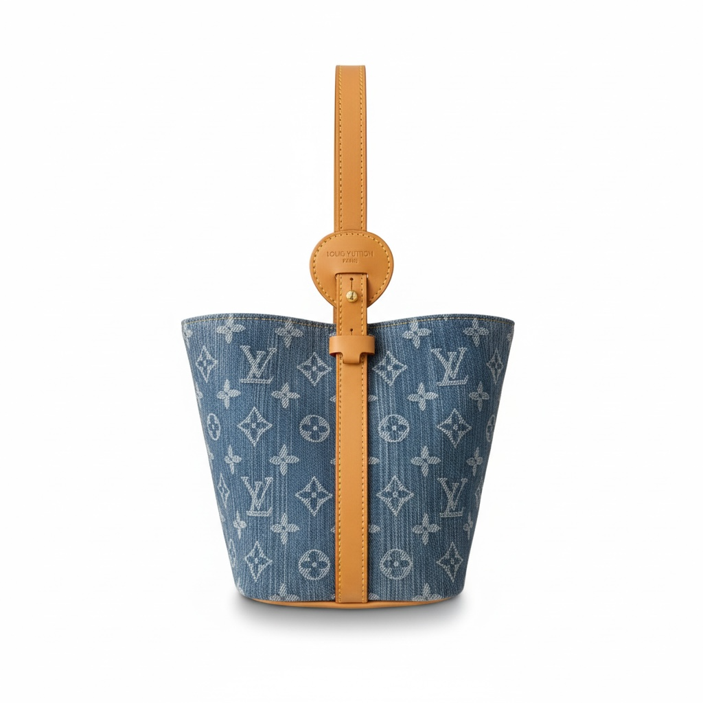 πβ¨ Louis Vuitton Monogram Denim Bucket Bag β¨π