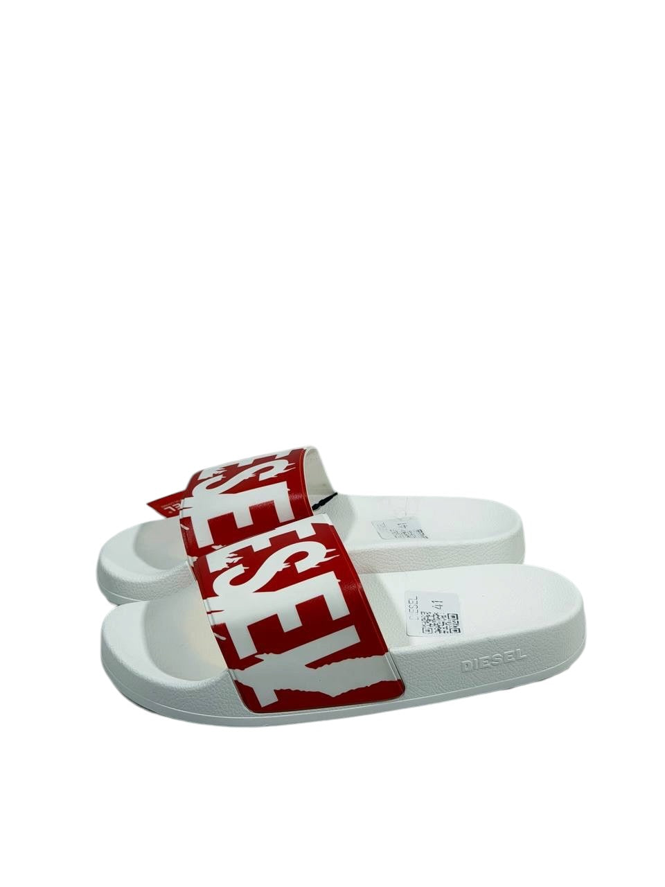 DIESEL Slides β Red Logo Statement Edition π΄βͺ