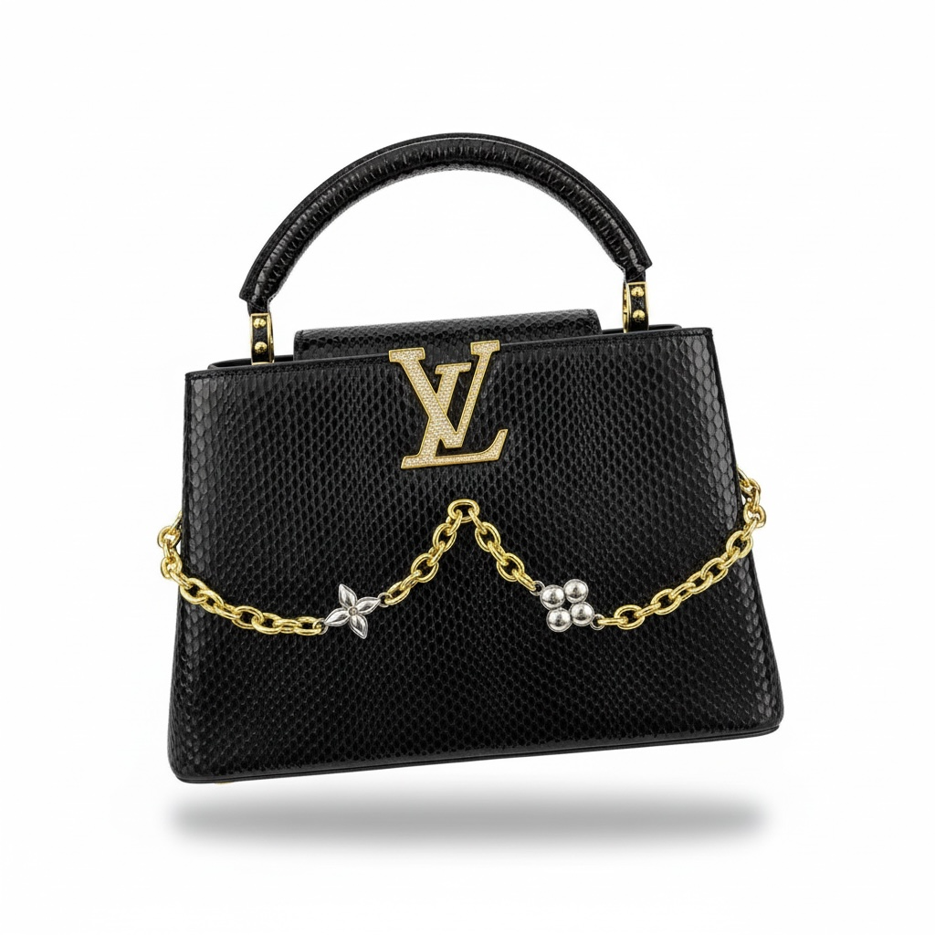 π€π Louis Vuitton Capucines Mini Chain Bag β¨π