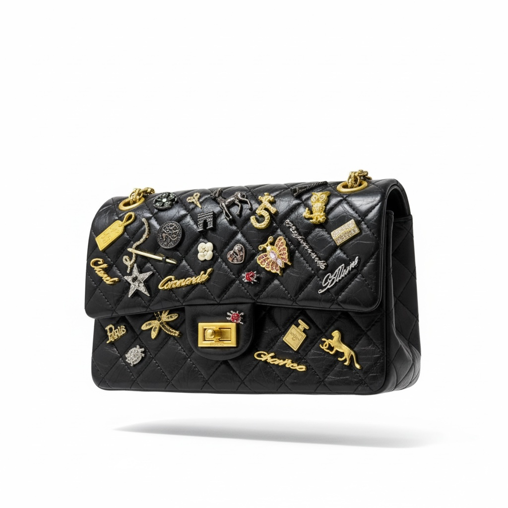 Chanel Quilted Charm Flap Bag π€β¨