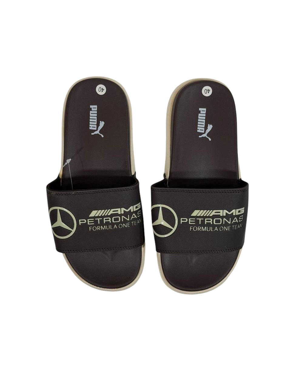 PUMA x AMG PETRONAS Slide Sandals β Brown Edition π€π