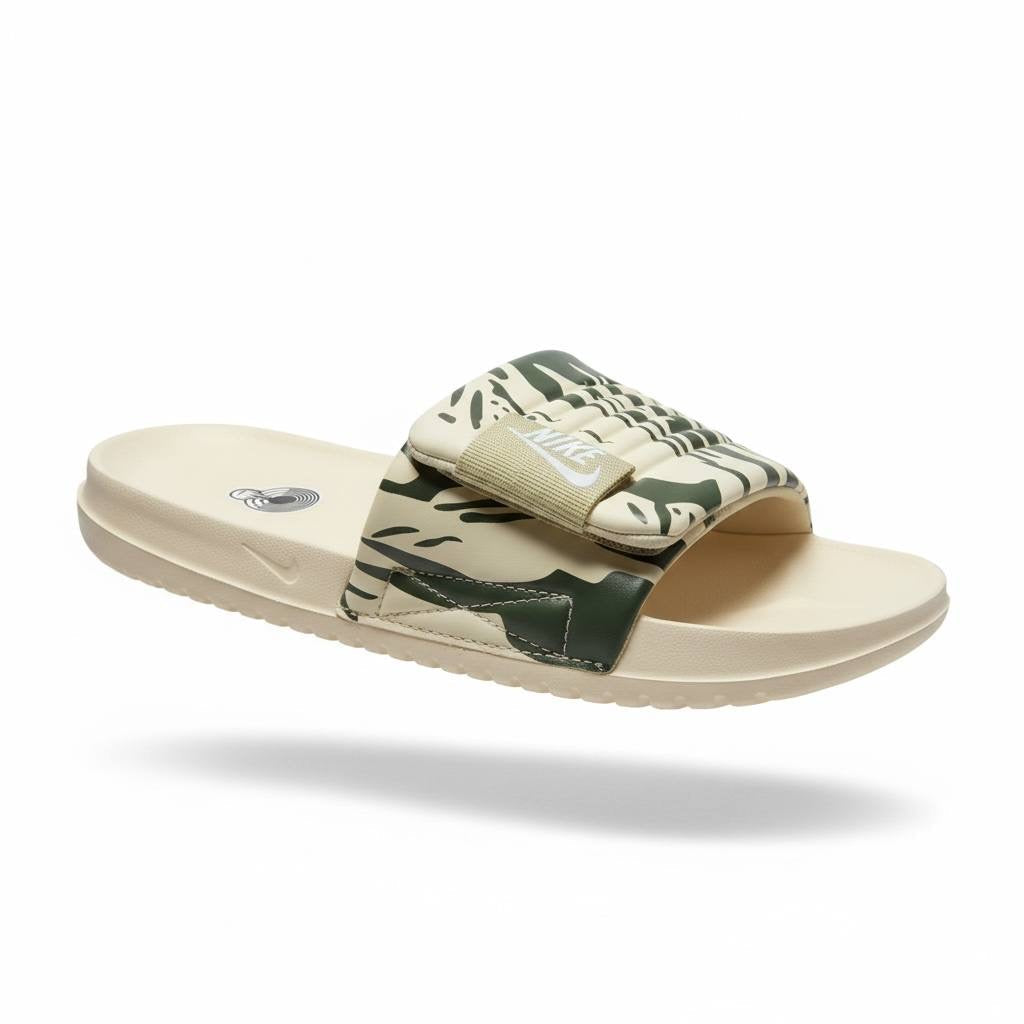 Nike Camo Slides β Beige & Olive Edition π€π’