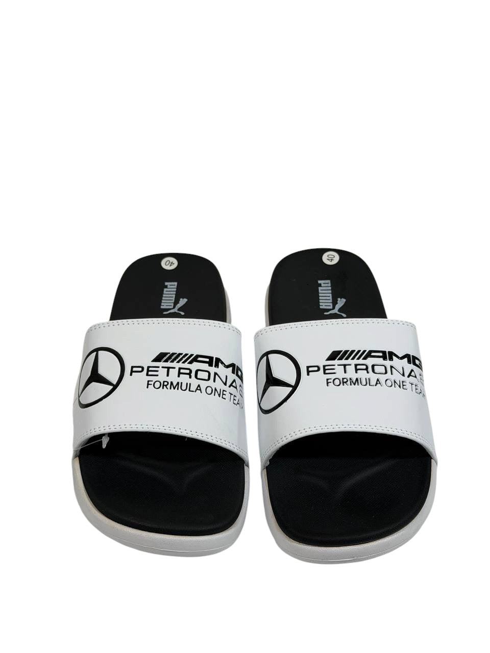 PUMA x AMG PETRONAS Slide Sandals β White Edition β‘π