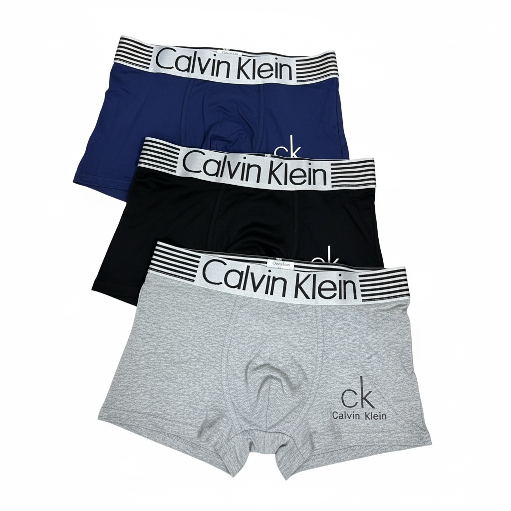 Calvin Klein CK Signature Boxer Briefs – Premium 3-Pack 🩲✨
