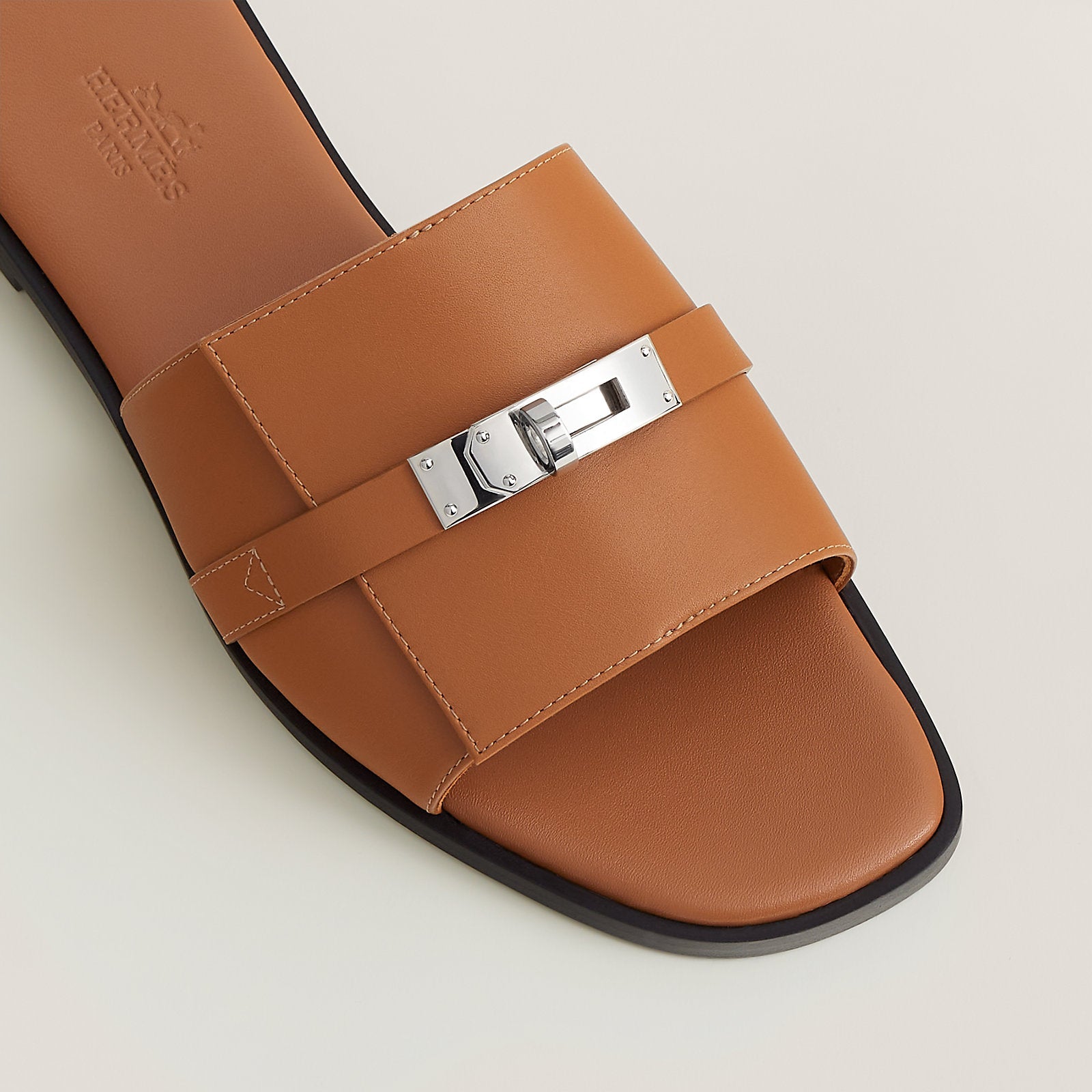 HERMรS Inspired Oran Lock Sandals ๐ค๐ | Luxe Minimal Edition