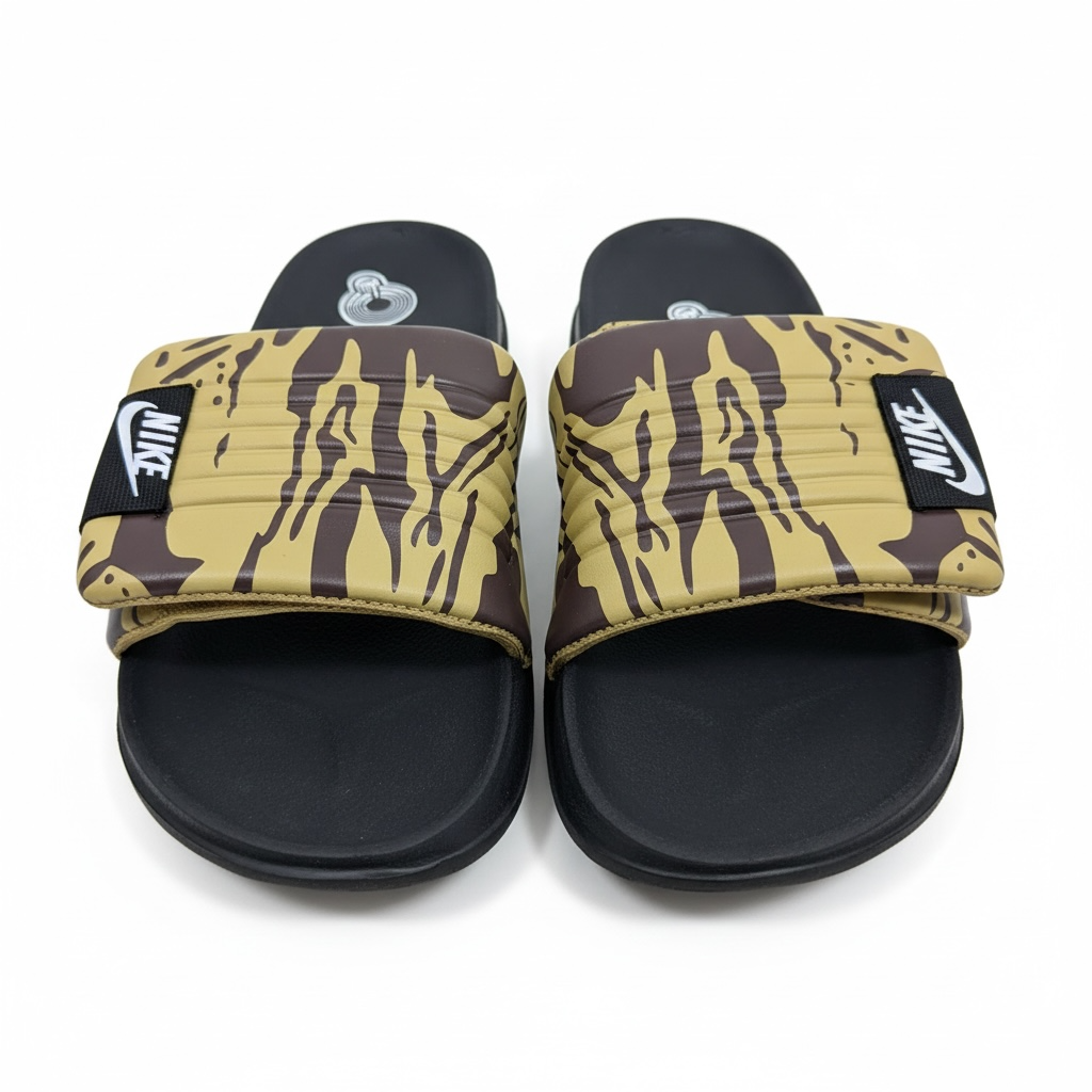 Nike Camo Slides β Olive & Black Edition π’π€