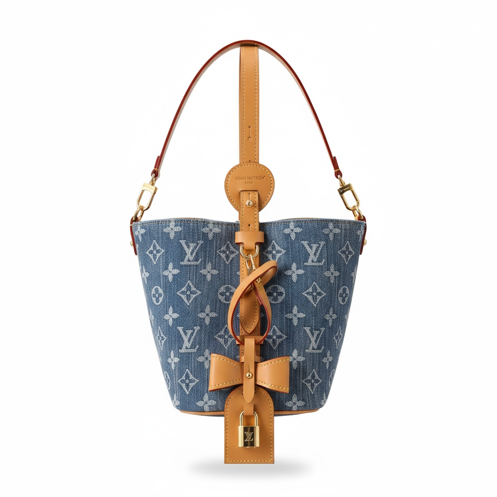 πβ¨ Louis Vuitton Monogram Denim Bucket Bag β¨π