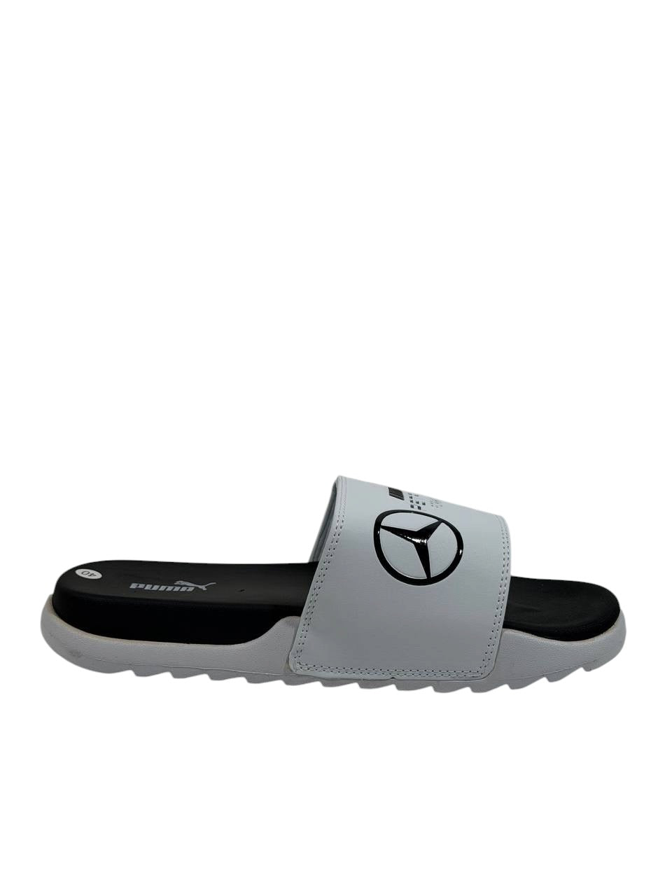 PUMA x AMG PETRONAS Slide Sandals β White Edition β‘π