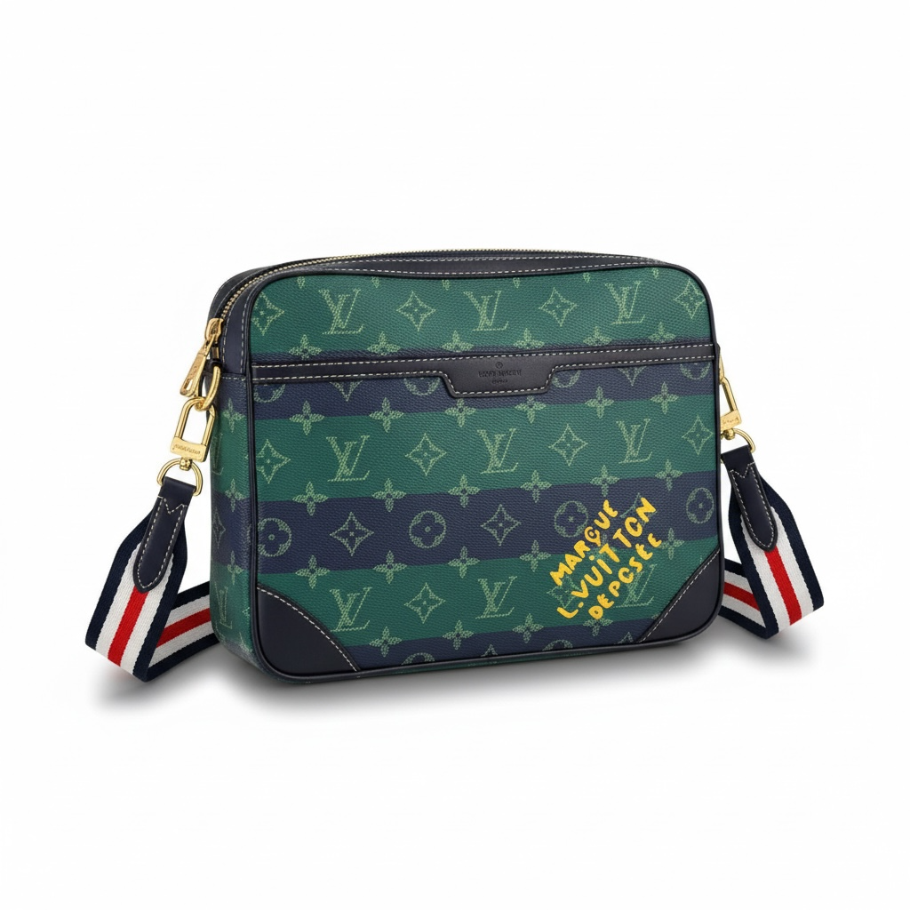 πβ¨ Louis Vuitton Green Monogram Crossbody Bag β¨π’