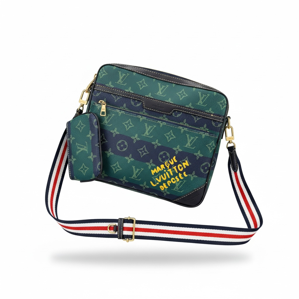 πβ¨ Louis Vuitton Green Monogram Crossbody Bag β¨π’