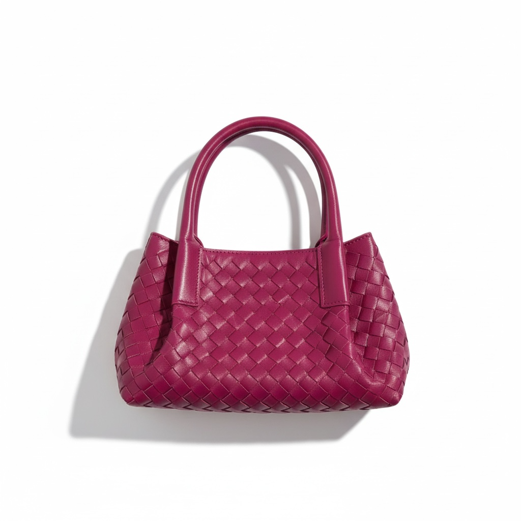 Bottega Veneta Mini Intrecciato Tote β Hot Pink Set β€οΈβ¨ | Woven Leather Bag + Matching Pouch