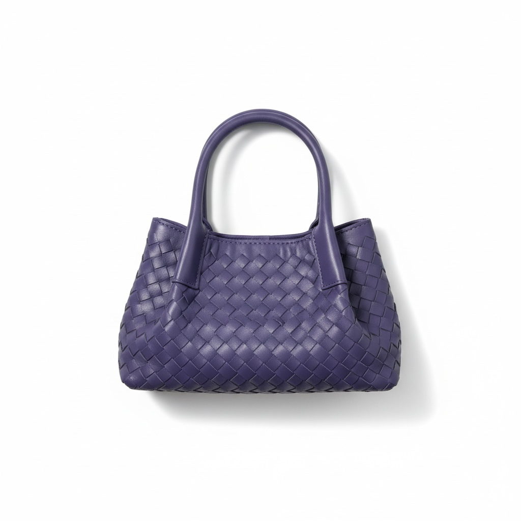Bottega Veneta Mini Intrecciato Tote β Violet πβ¨ | Woven Leather Bag + Matching Pouch