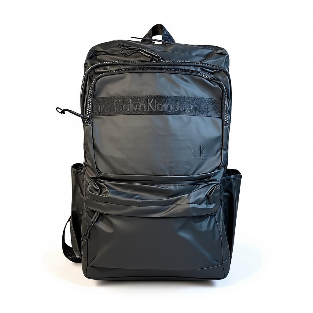 Calvin Klein Jeans Black Backpack đź–¤ | Sleek Nylon Everyday Bag with Modern Minimalist Design