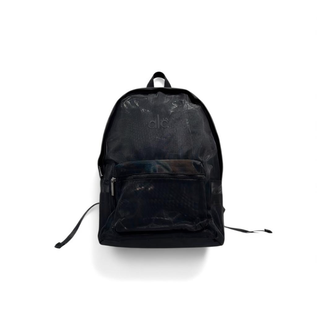 Alo Transparent Mesh Backpack β Midnight Black π€π