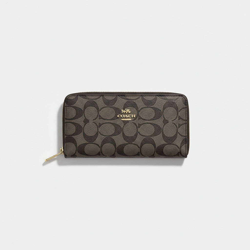 Coach-Inspired Signature Zip Wallet β Effortless Sophistication in Every Detail π€β¨