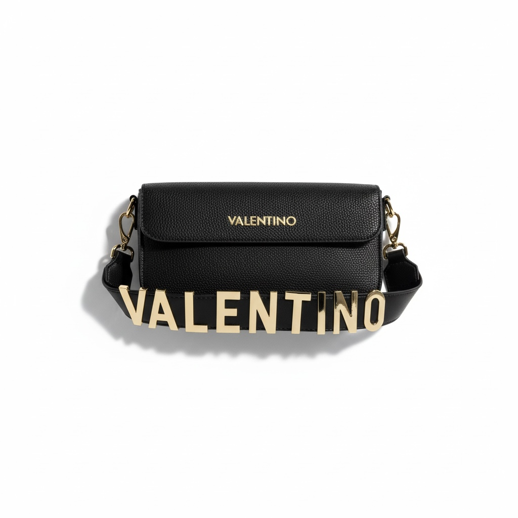 💫 Valentino Mini Icon Crossbody – Black & Gold Edition 🖤
