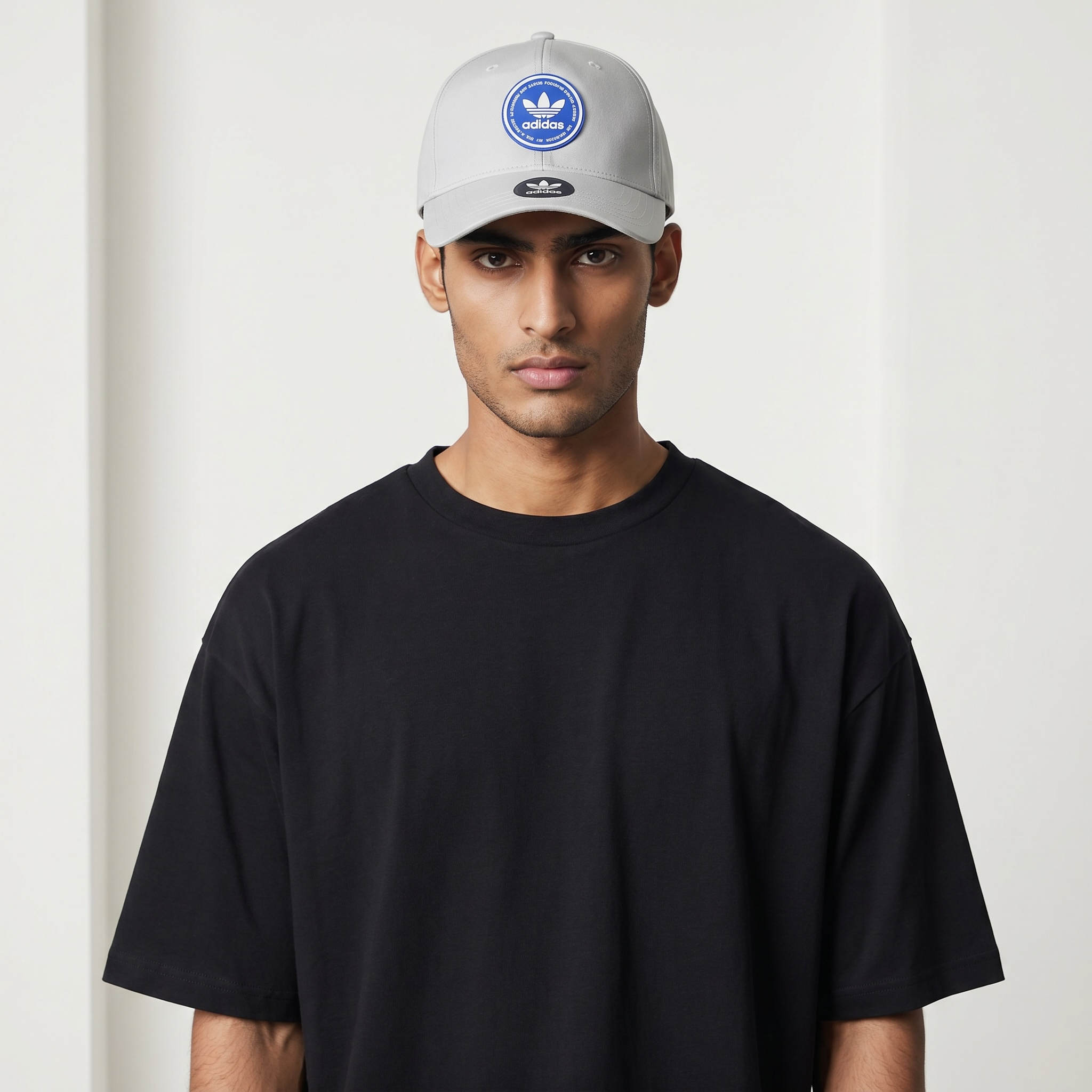 Adidas White & Blue Trefoil Cap β Classic Heritage Streetwear