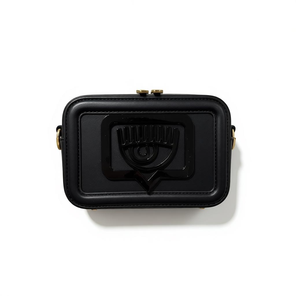 Chiara Ferragni Black Eye Icon Crossbody Bag – Mini Statement Bag 🖤👁️✨