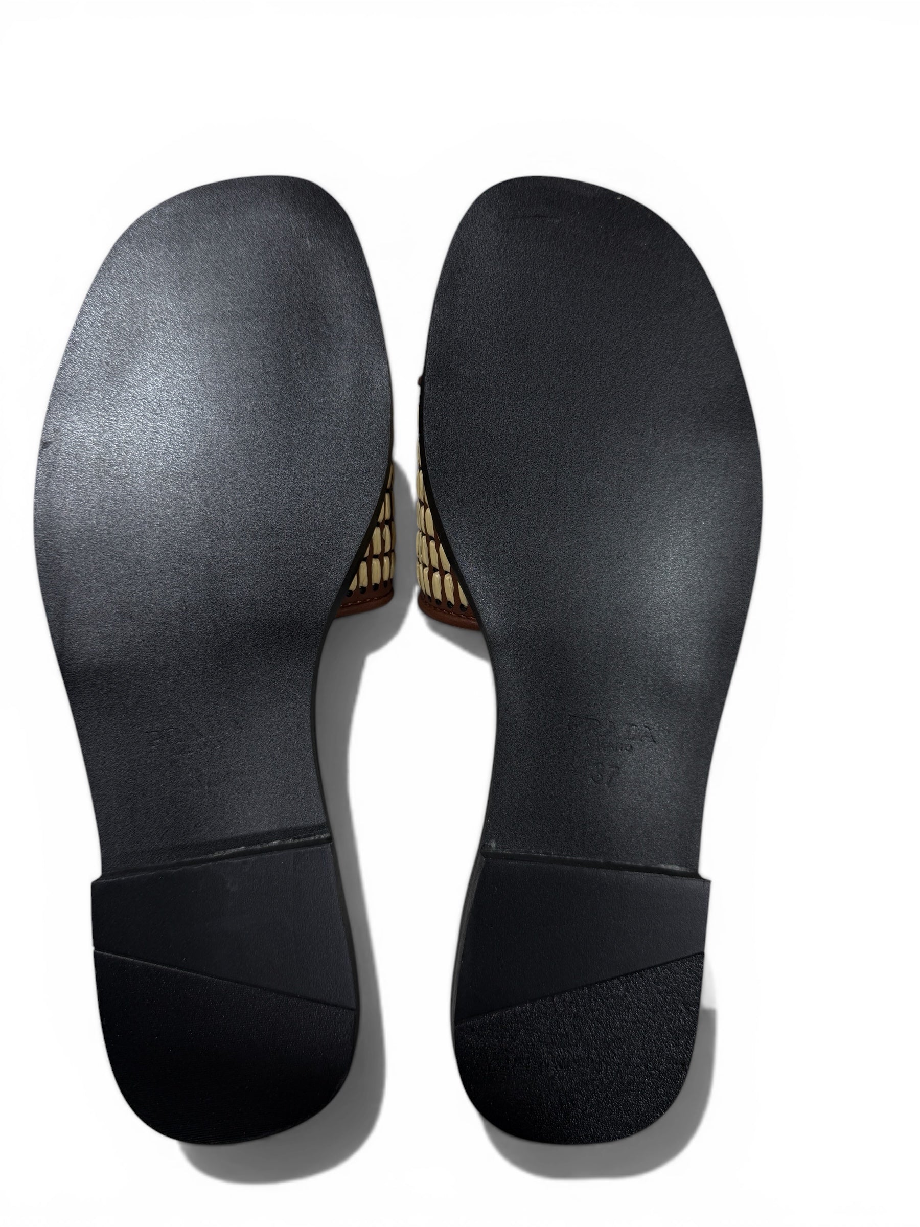 PRADA Raffia Slide Sandals π€β¨ | Summer Luxury Essential