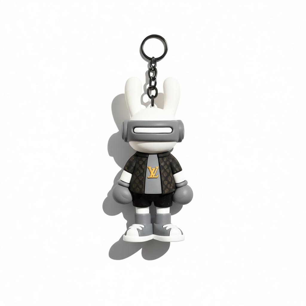 ICONIC LOUIS VUITTON CHARACTER KEYCHAIN β GREY EDITION URBAN LUXURY β¨π°π©Ά