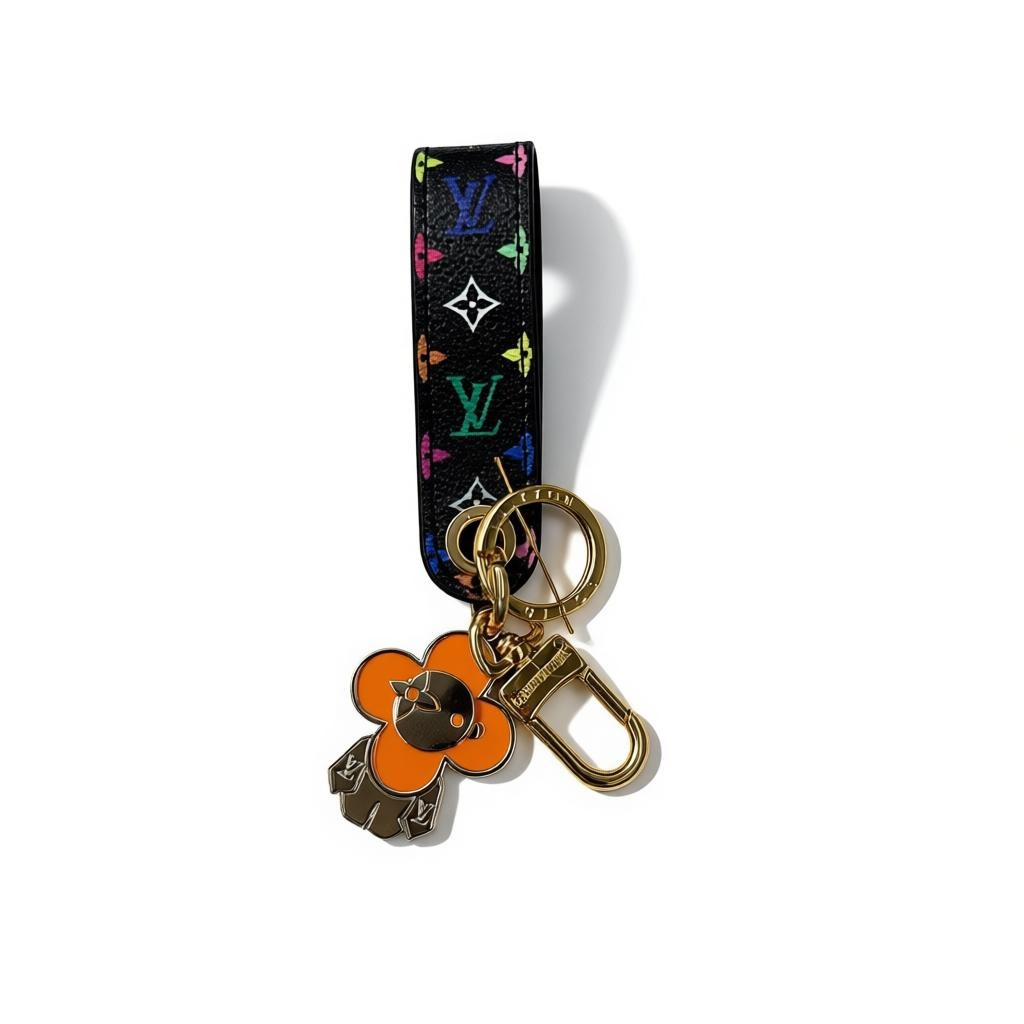 ICONIC LOUIS VUITTON MULTICOLOR FLOWER KEYCHAIN β PLAYFUL LUXURY STATEMENT β¨πΈπ€