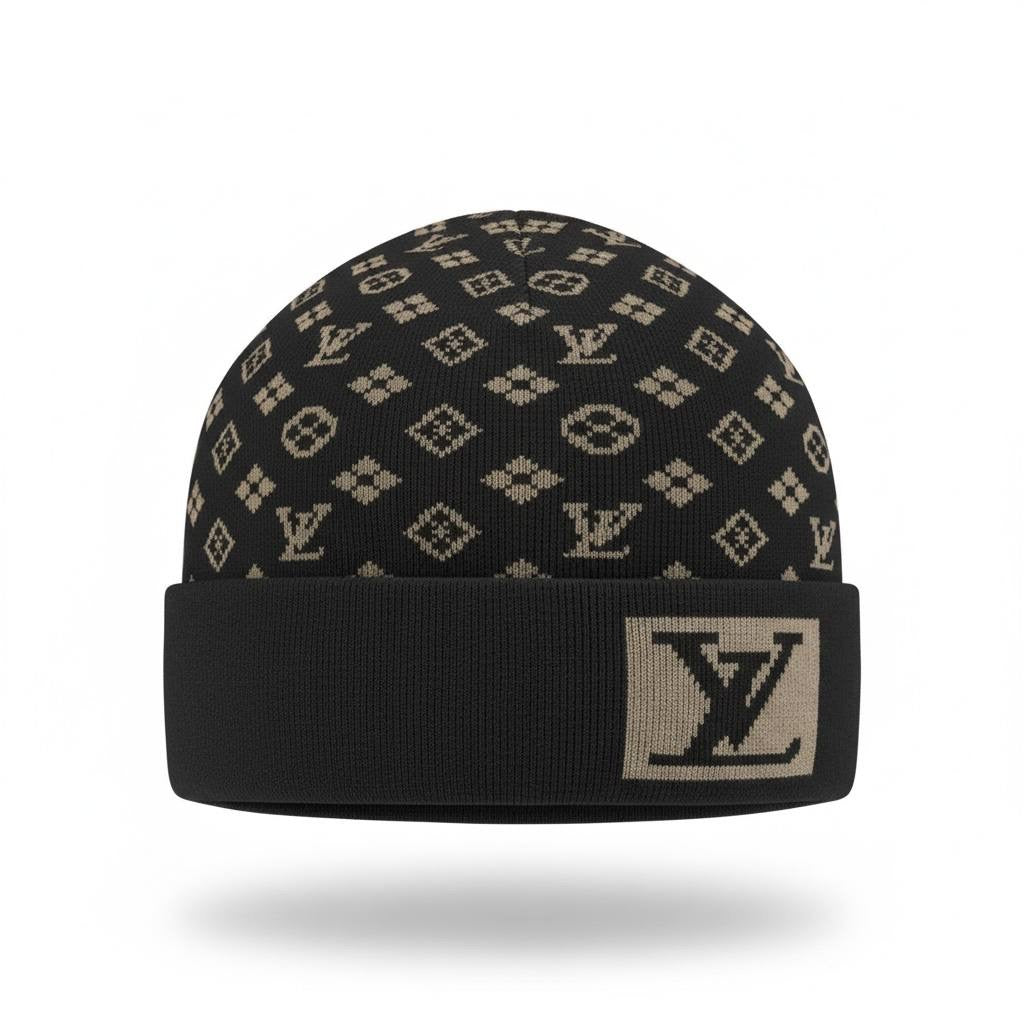π€ Louis Vuitton Monogram Patch Knit Beanie π€