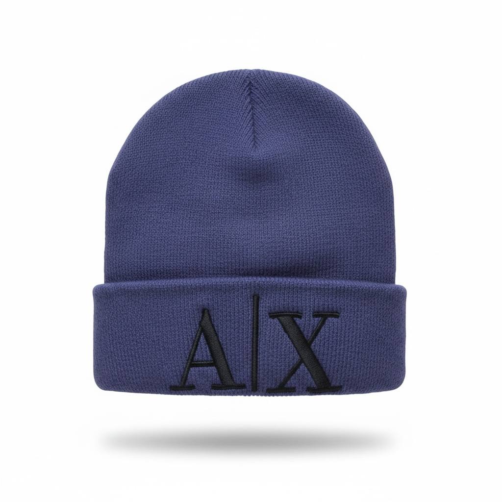 π Armani Exchange A|X Logo Knit Beanie π