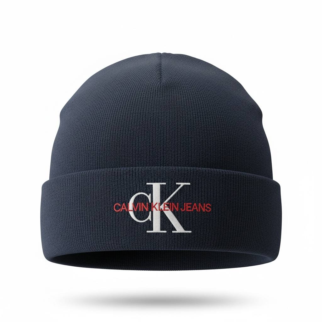 π Calvin Klein Jeans CK Logo Knit Beanie π