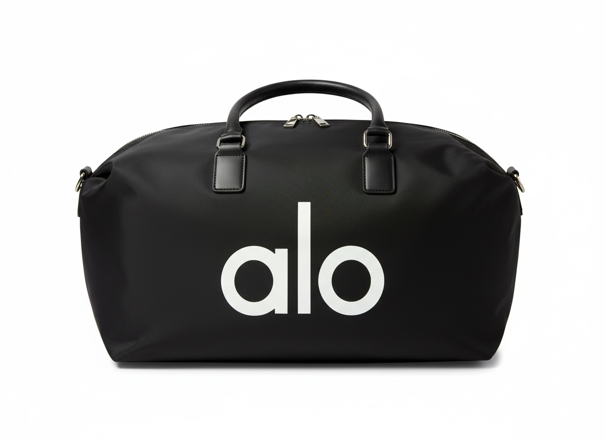 ALO Black Travel Duffel Bag π€βοΈ | Minimal Sport Luxury