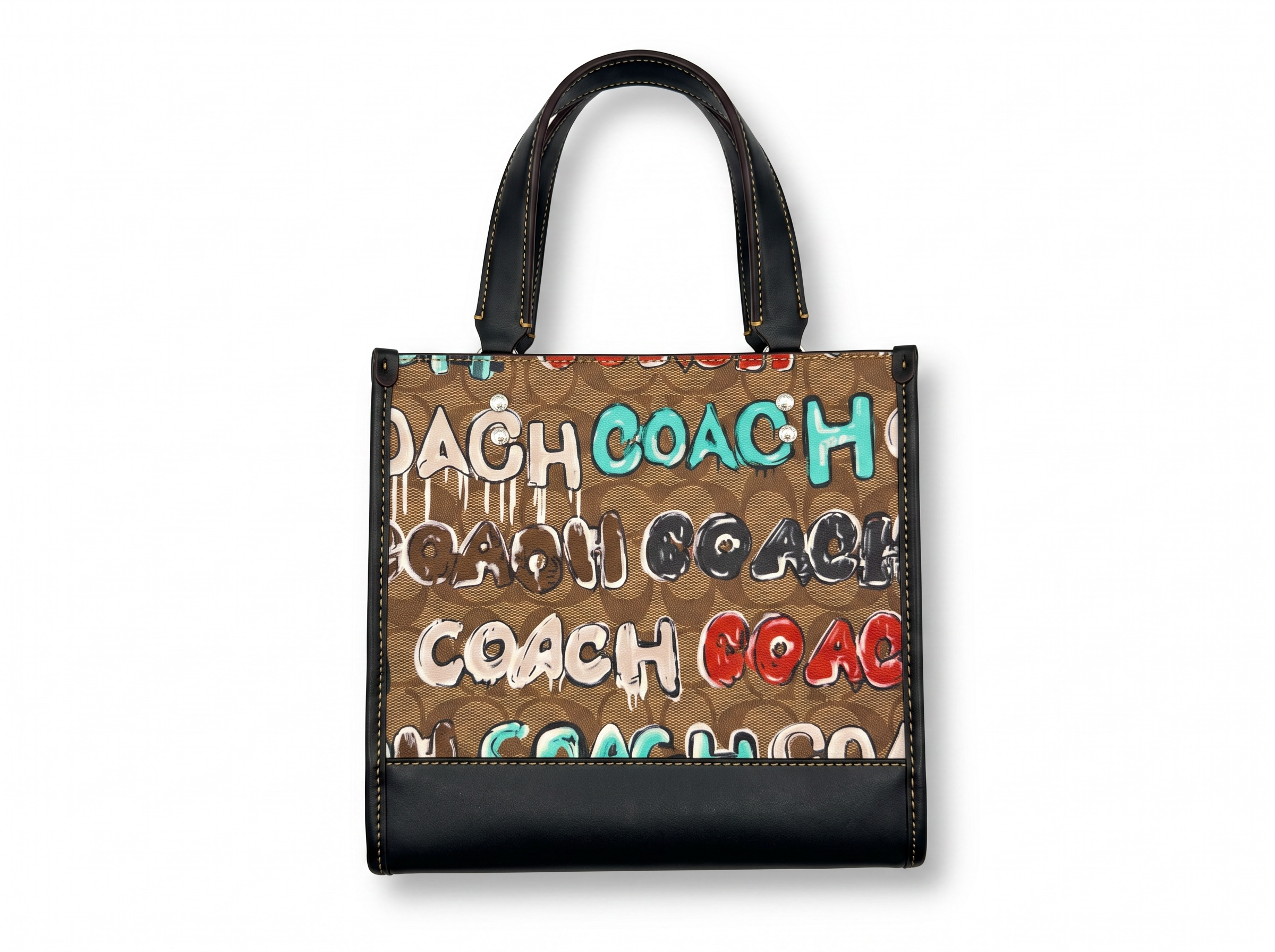 Coach Graffiti Signature Canvas Tote – Limited Edition Street Art Vibe