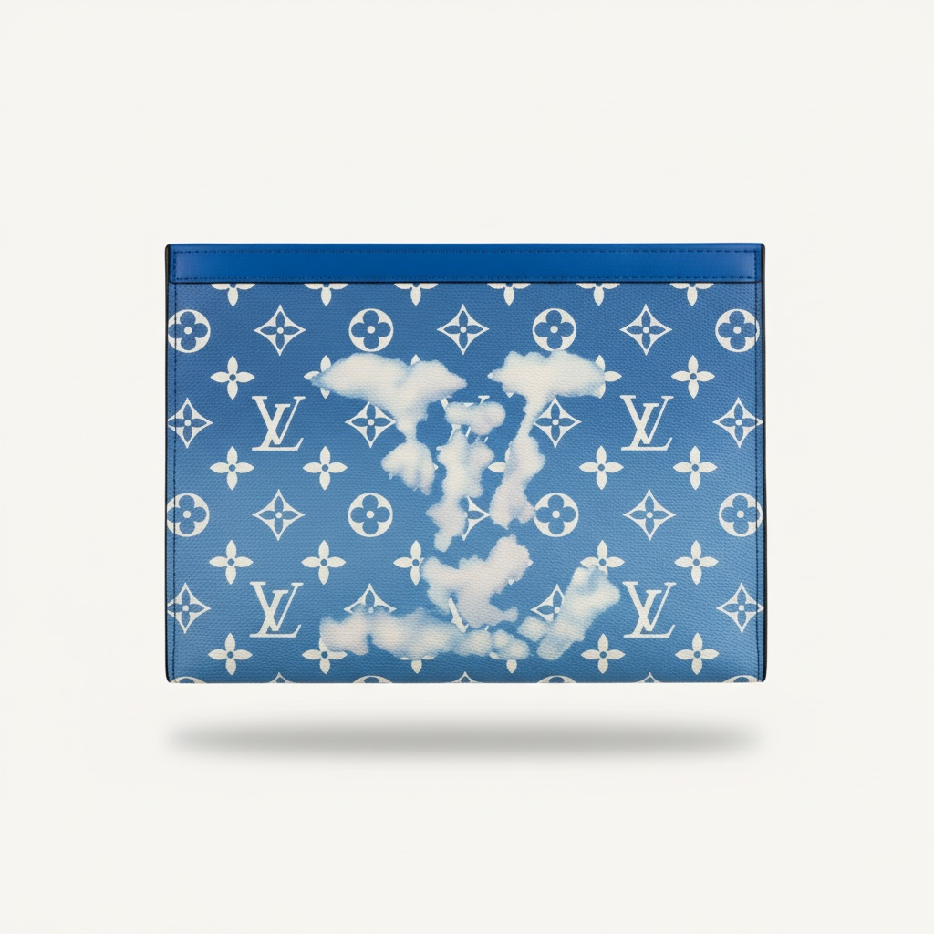 Louis Vuitton Blue Clouds Monogram Zip Pouch βοΈπ