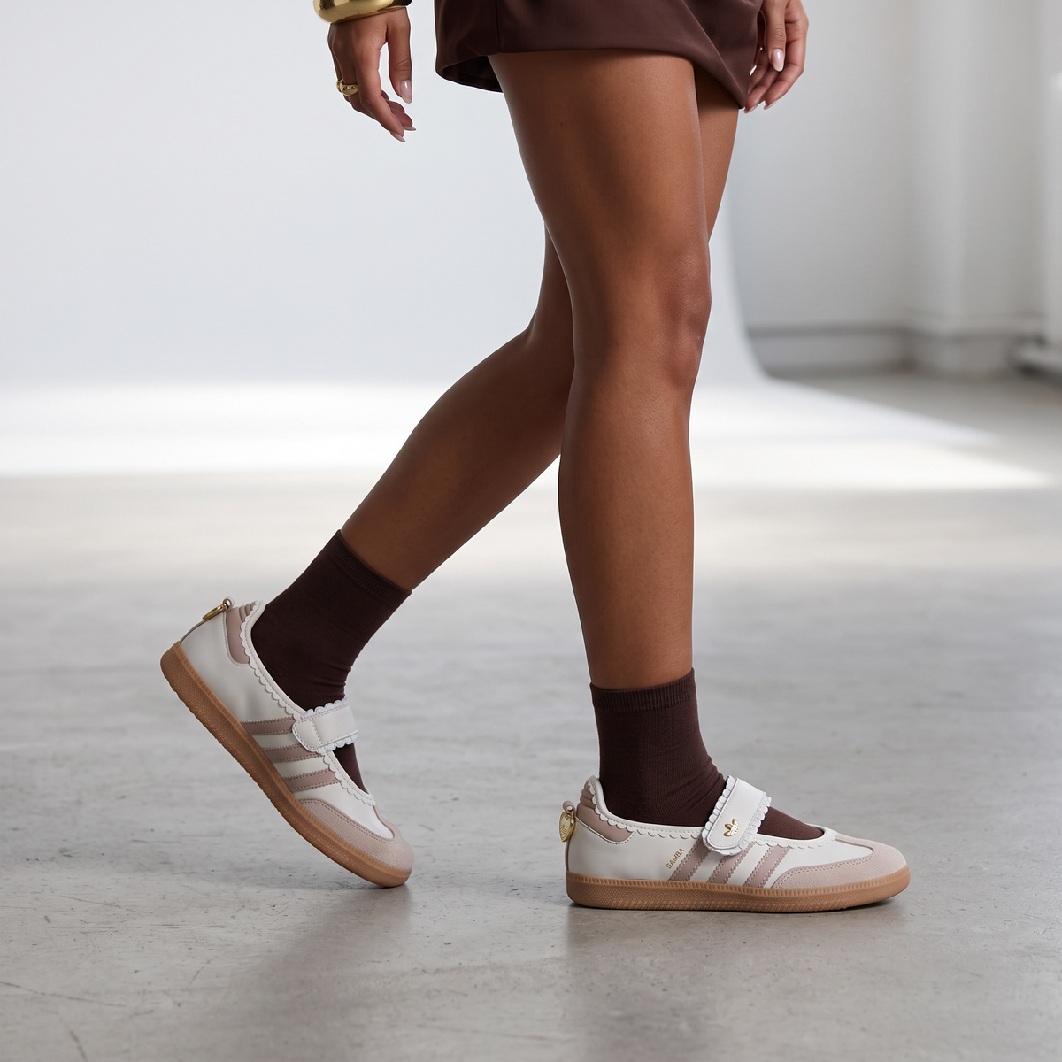 Adidas Samba Mary Jane Cloud β White & Pink