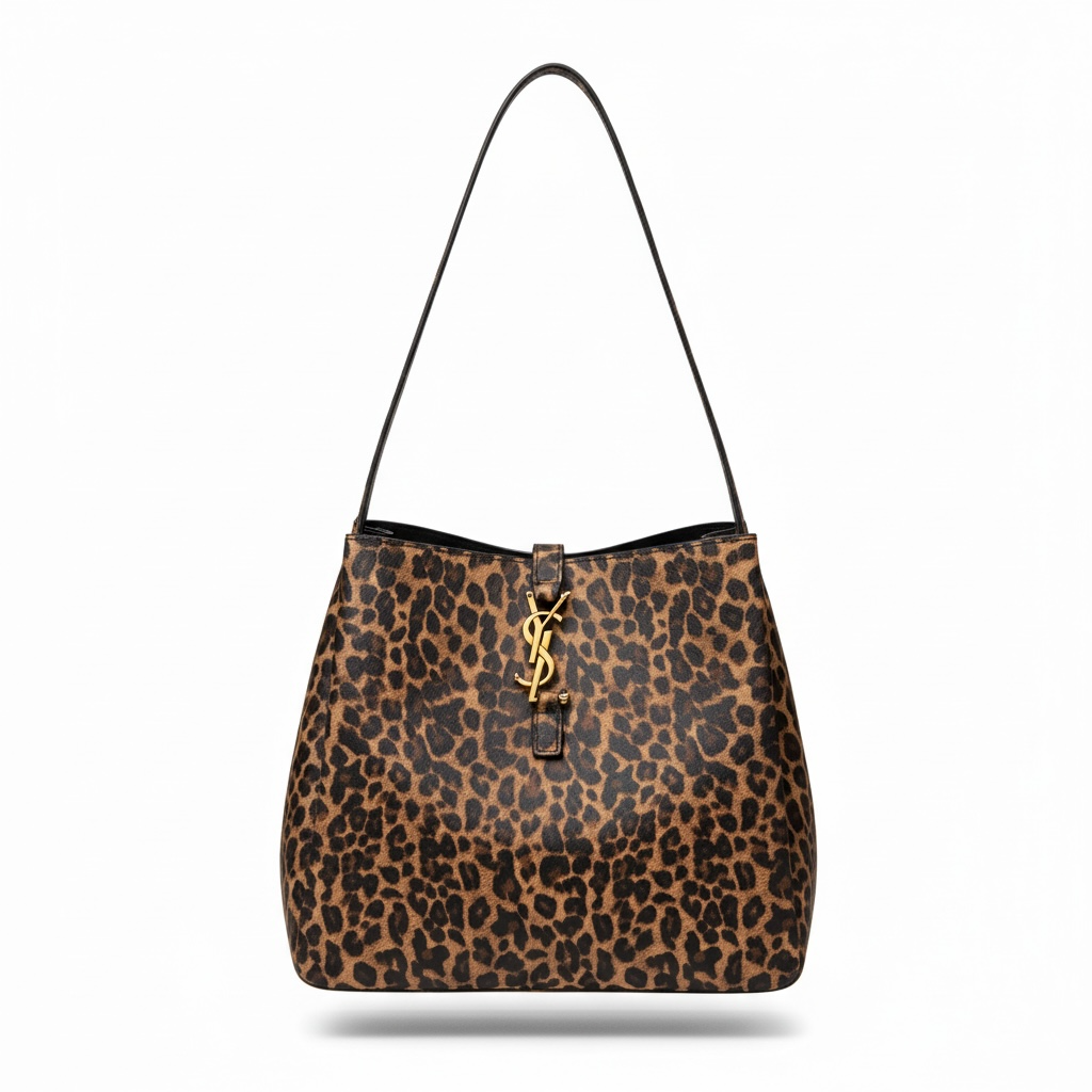πβ¨ Saint Laurent Leopard Print Hobo Bag β¨π