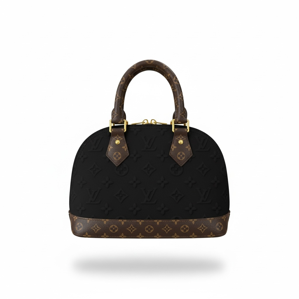 πβ¨ Louis Vuitton Alma BB β Black Embossed Monogram Bag β¨π€