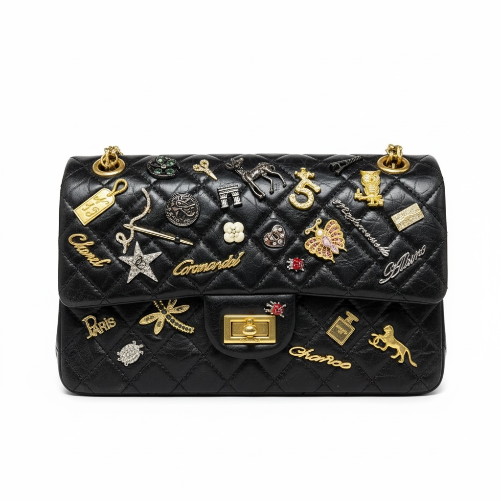 Chanel Quilted Charm Flap Bag π€β¨