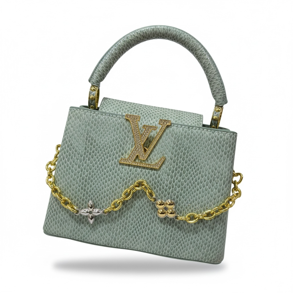 Louis Vuitton LV Mini Top-Handle Bag β Sage Green πβ¨