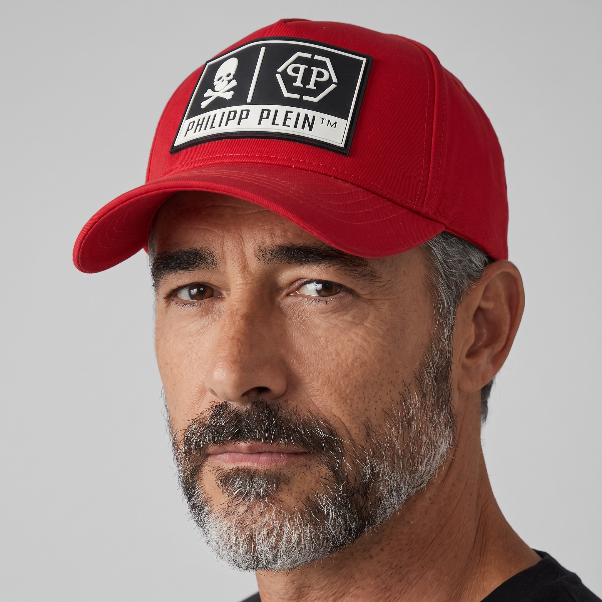 Philipp Plein Red Logo Patch Cap π΄ππ₯
