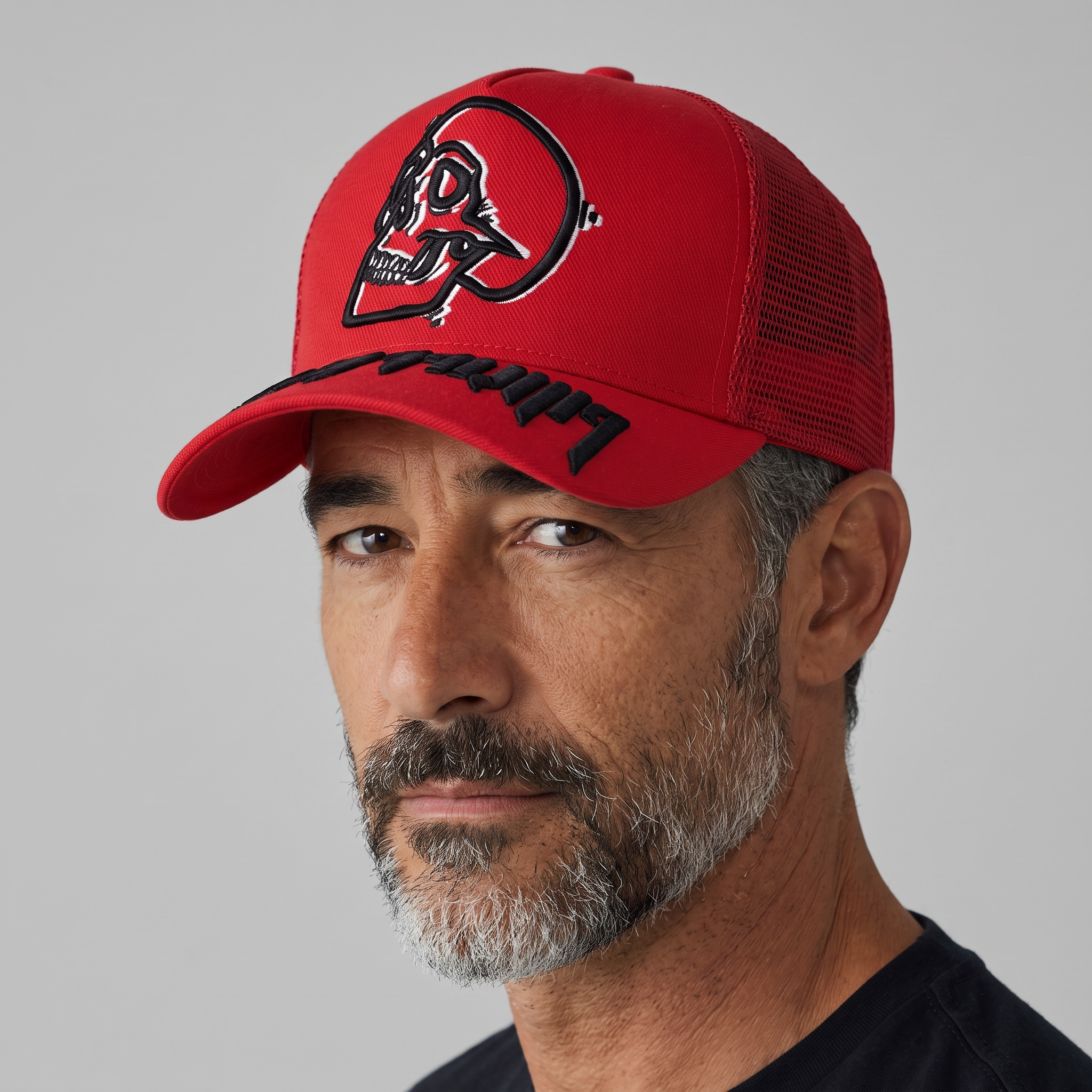 Philipp Plein Red Skull Mesh Cap π΄π | Fierce Street Energy Trucker Hat