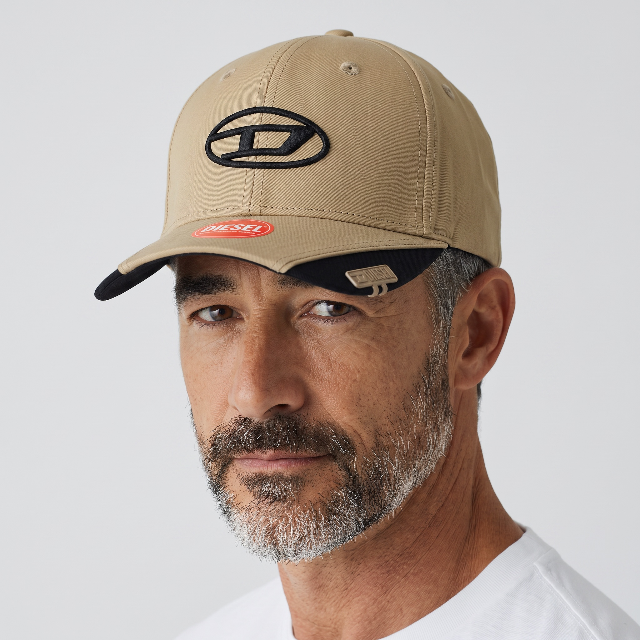 DIESEL Beige Logo Cap ποΈ | Sleek Minimal Streetwear
