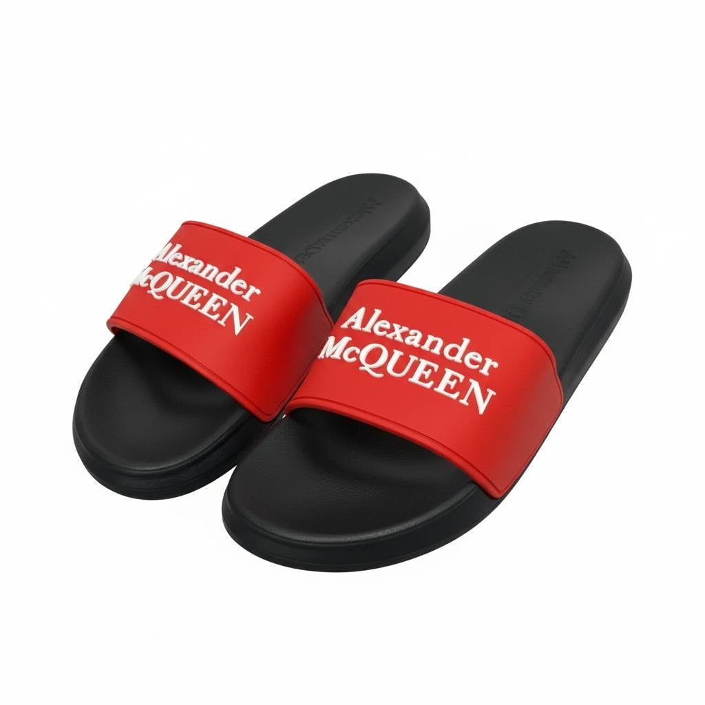 Alexander McQueen Logo Slides π΄π€ | Bold Luxury Summer Statement ππ₯