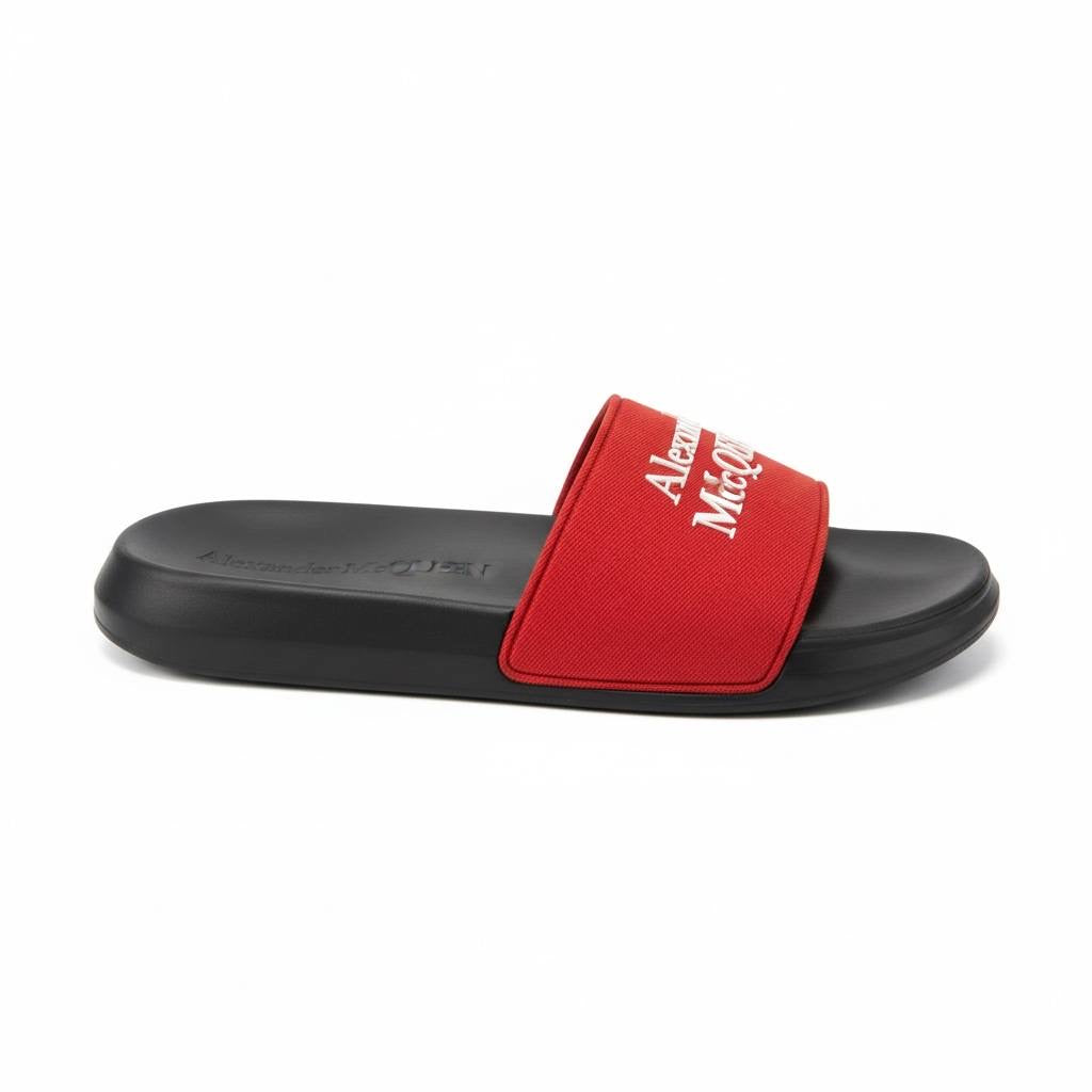 Alexander McQueen Logo Slides π΄π€ | Bold Luxury Summer Statement ππ₯