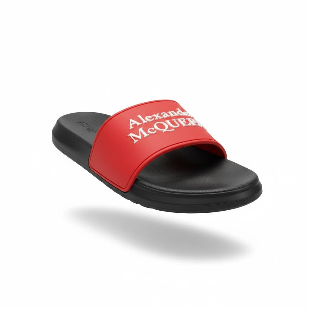 Alexander McQueen Logo Slides π΄π€ | Bold Luxury Summer Statement ππ₯