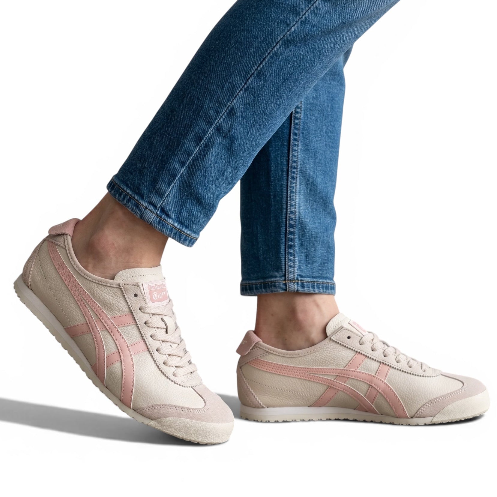 Onitsuka Tiger Mexico 66 Sneakers Cream & Pink ππΈβ¨