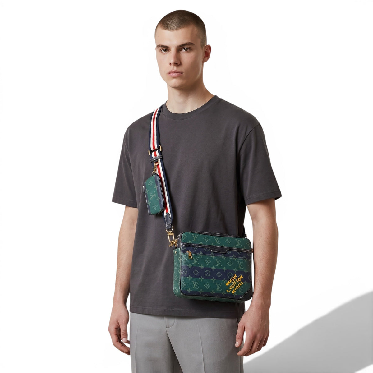 Louis Vuitton Monogram Crossbody Bag β Green