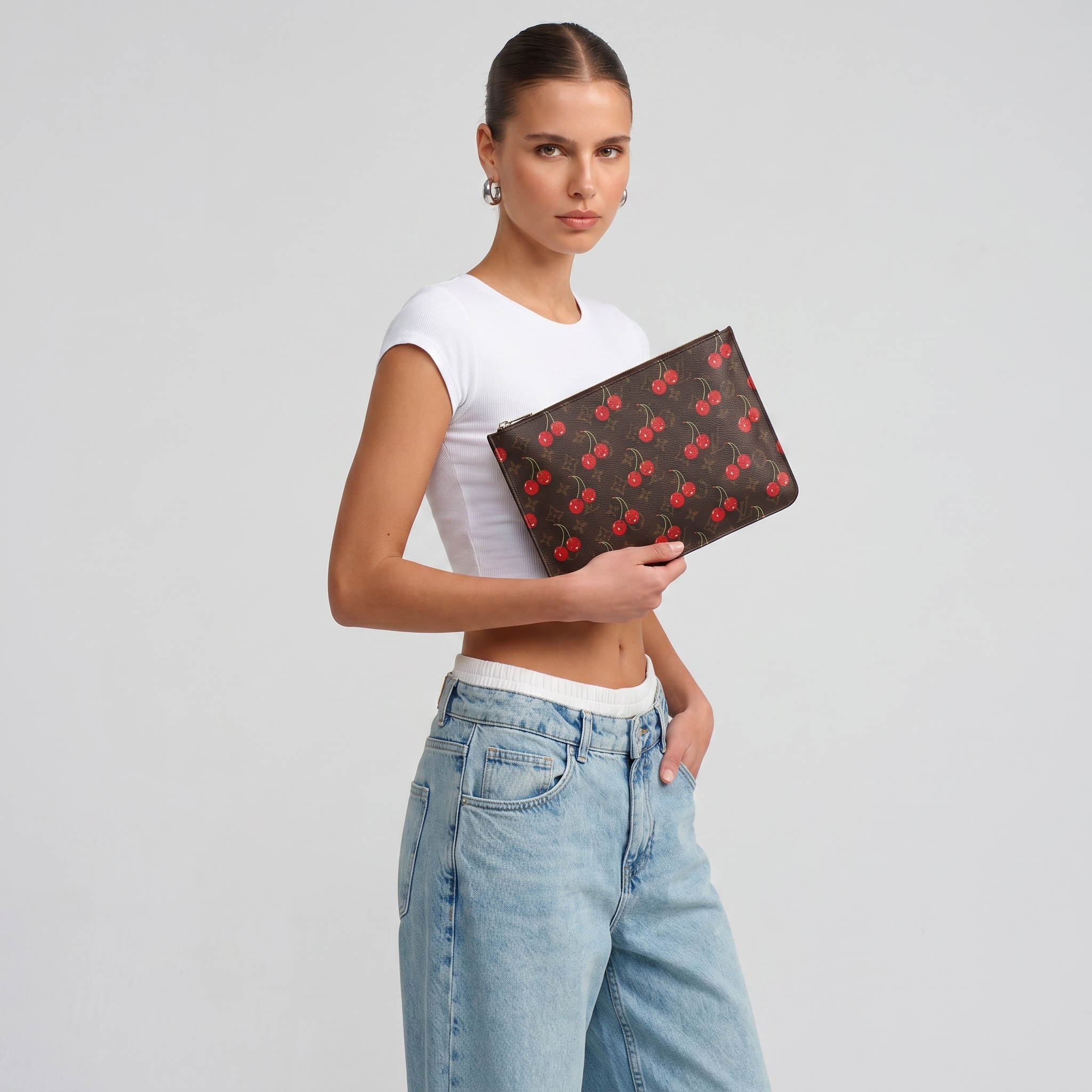 Louis Vuitton Cherry Monogram Zip Pouch ππ€