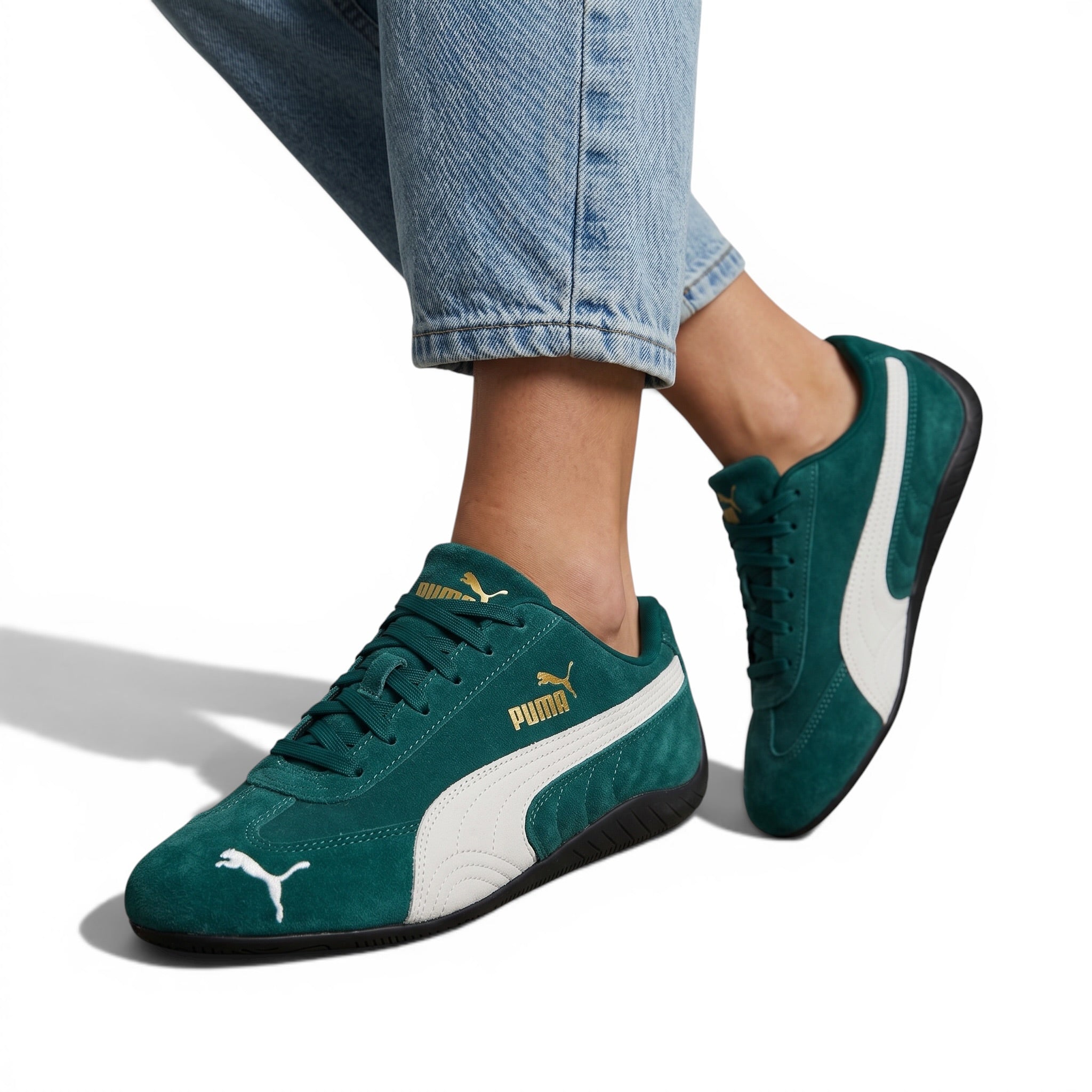 PUMA Classic Green Suede Sneakers π’π | Clean Sport Style with Premium Feel