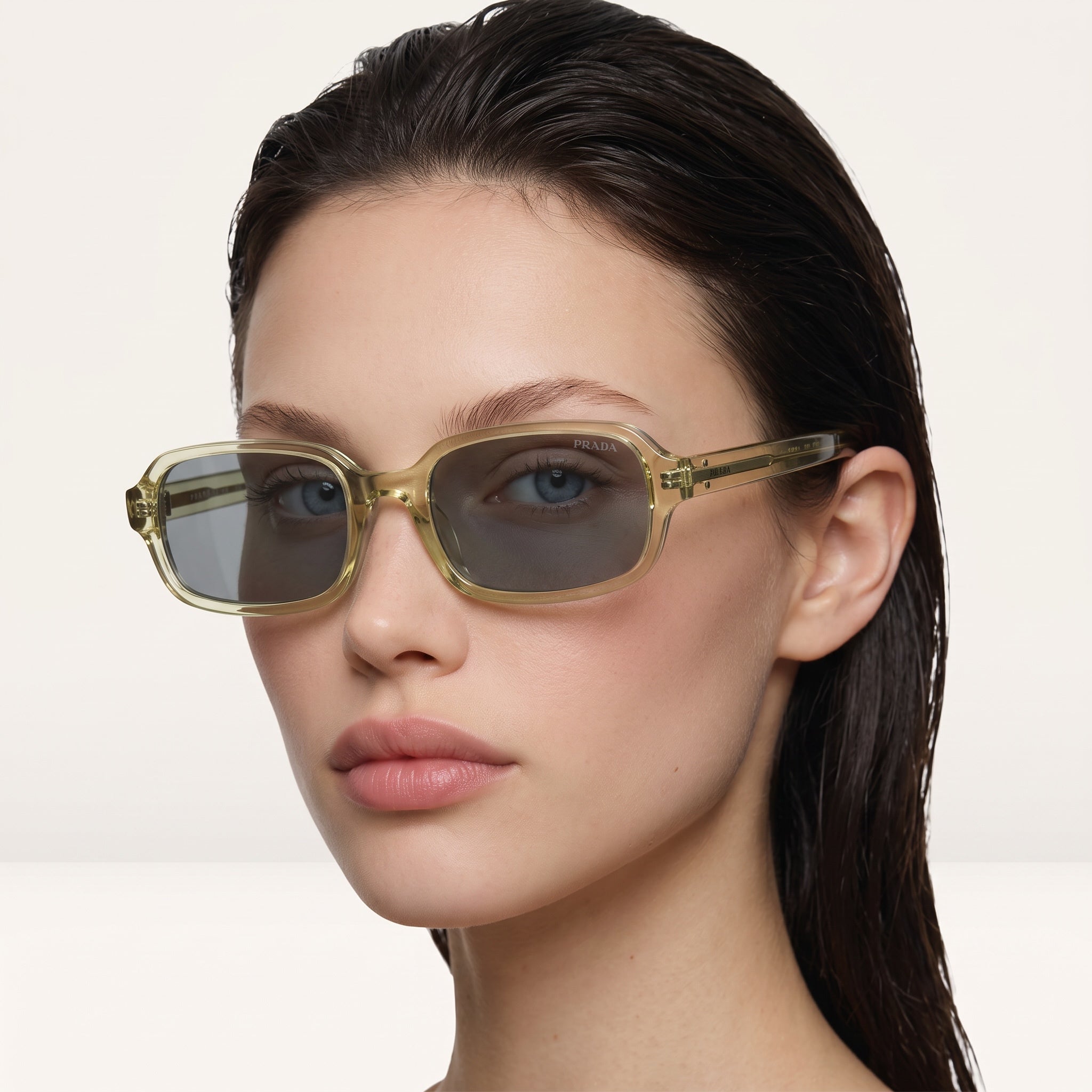 Prada Sunglasses β Green Transparent Frame πΆοΈ