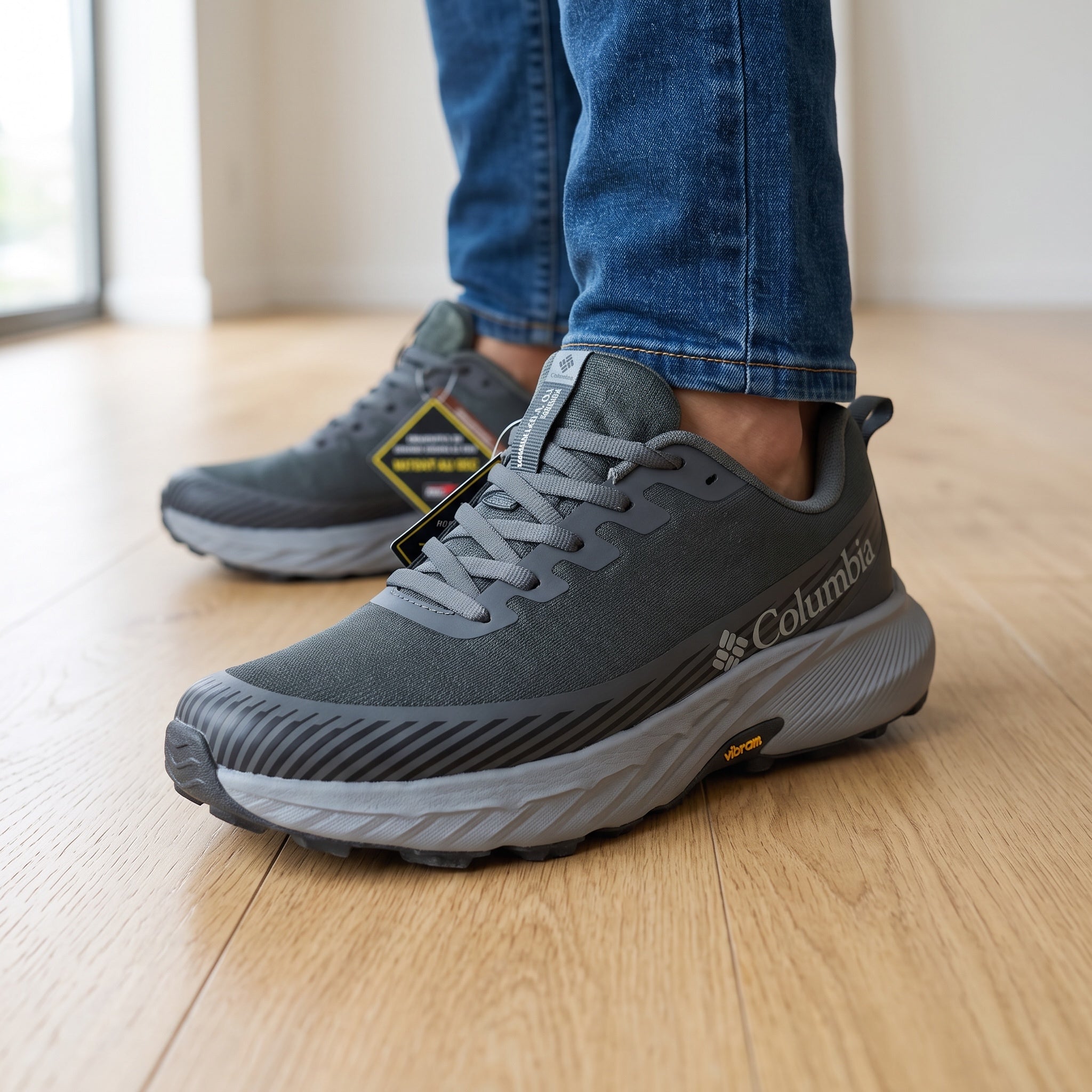 Columbia Trail Runner β Grey Vibram Sole Lightweight π₯Ύ