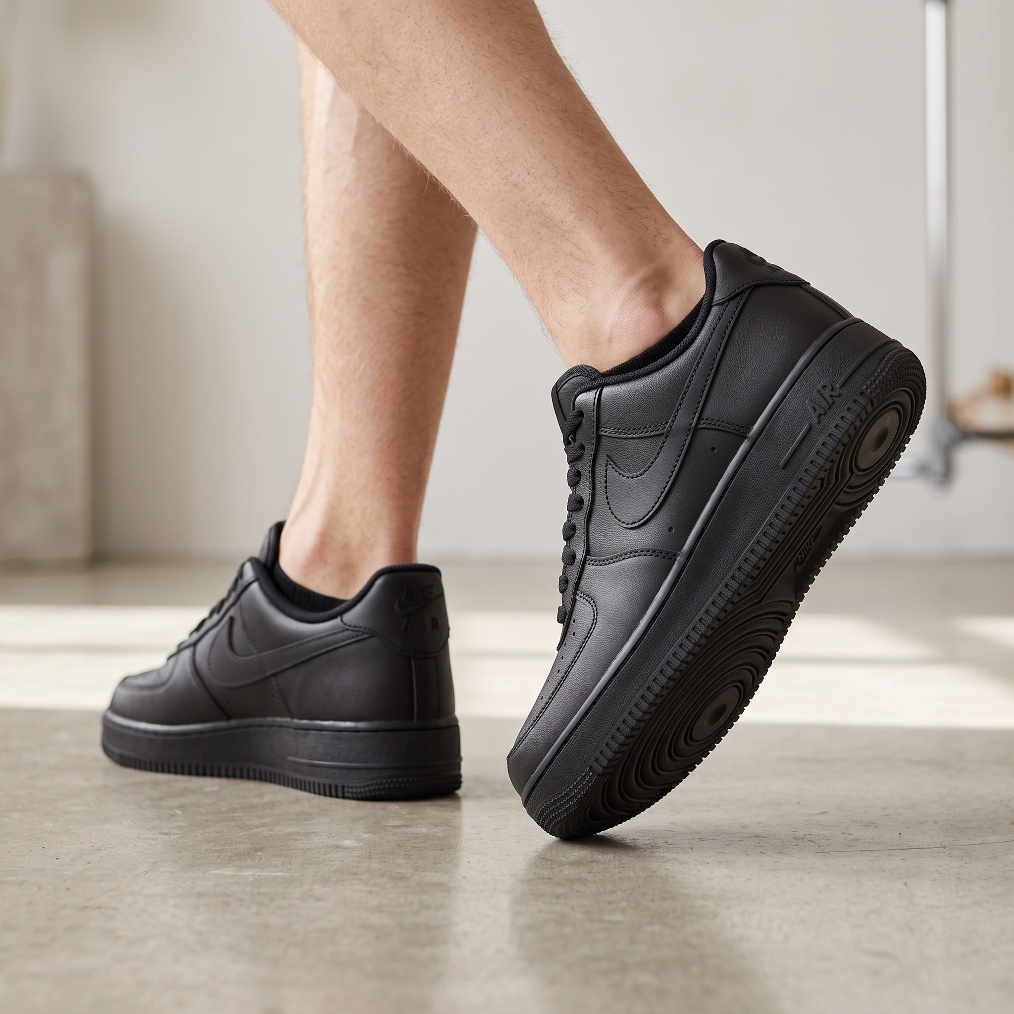 Nike Air Force 1 β Triple Black Low ππ€